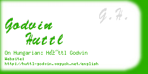 godvin huttl business card